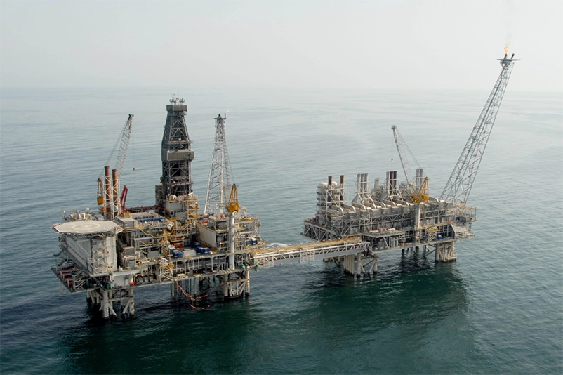 BP operated Central Azeri Platform in the Azerbaijan sector of the Caspian Sea courtesy of BP